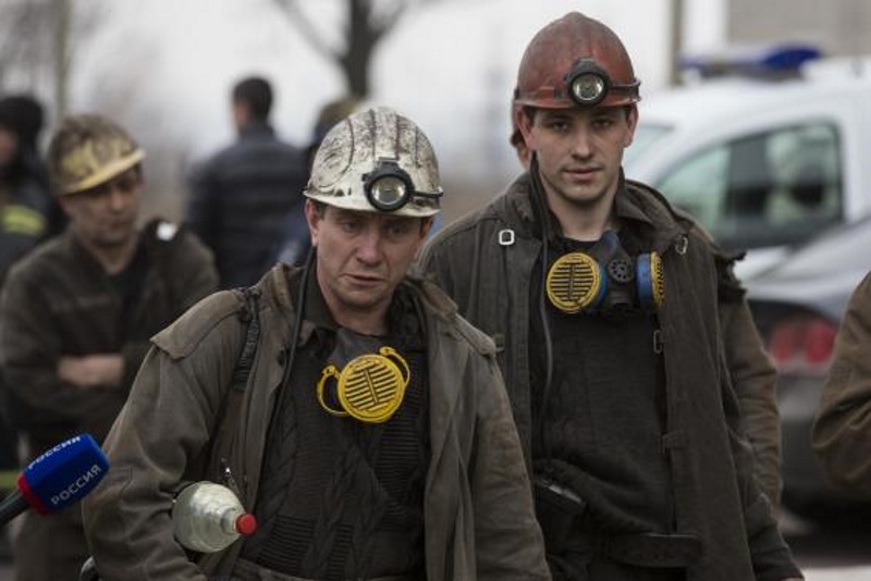 Miners rescue efforts_Ukraine_March 04, 2015