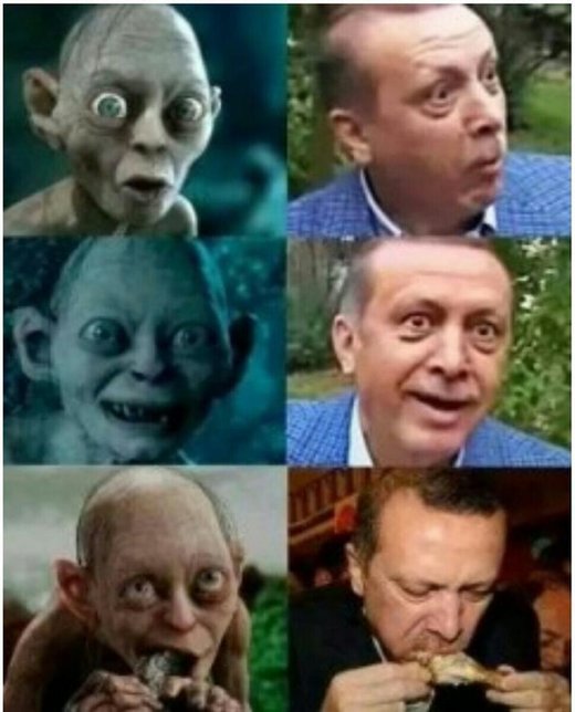 Klikni za povećanje gollum erdogan