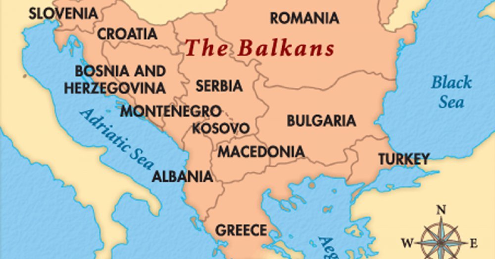 Balkan karta
