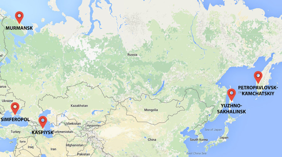 Russia anti-terror HQ map