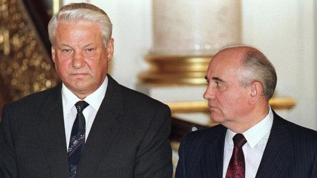 Boris Yeltsin i Mikhail Gorbachev