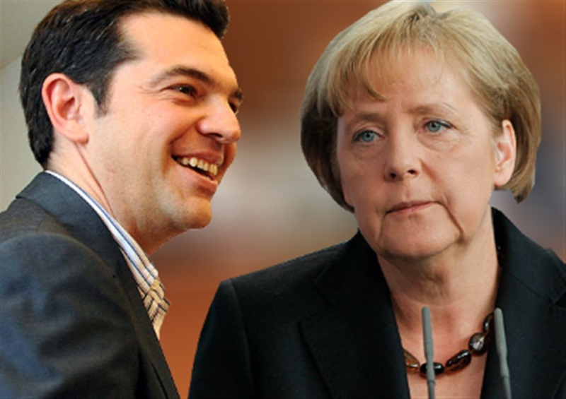 Tsipras - Merkel