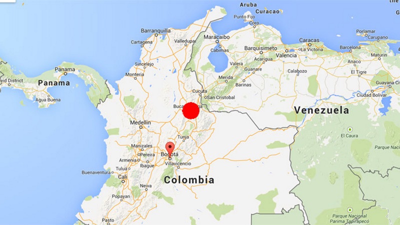 Earthquake Bogota, March 10 2015