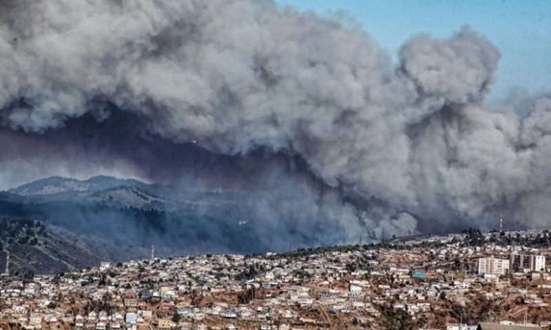 Valparaiso_fire_Chile, March 14