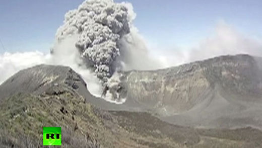 U Kostarici erupcija vulkana Turialba.
