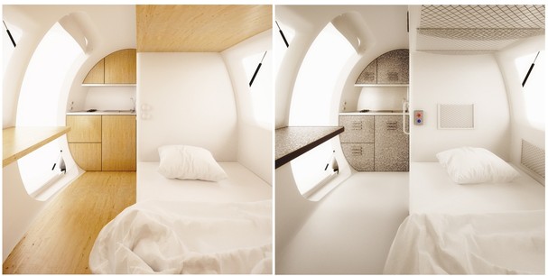 Ecocapsule interijer
