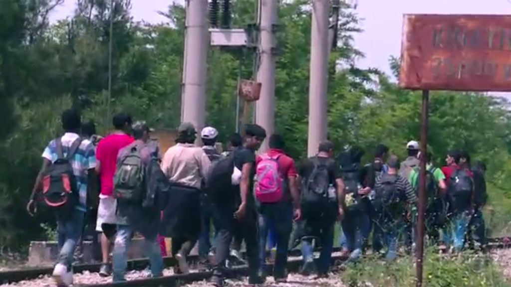 Klikni za povećanje European migrants