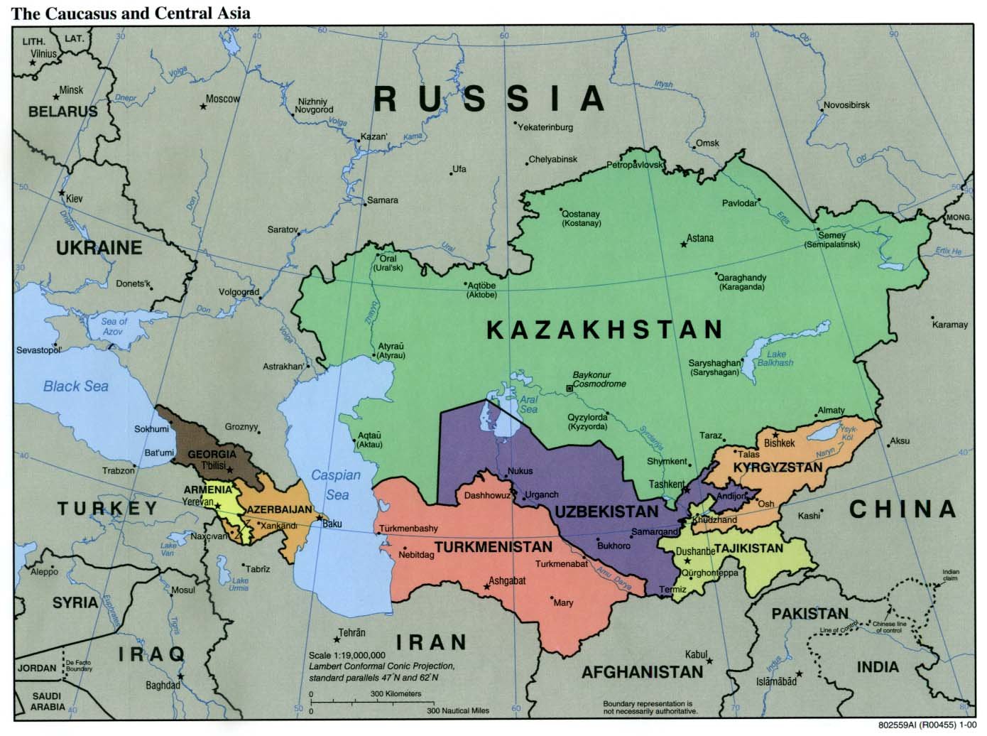 Kavkaz i središnja Azija