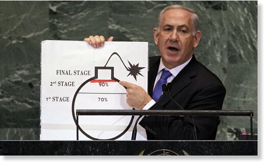 Netanyahu Bombe Iran