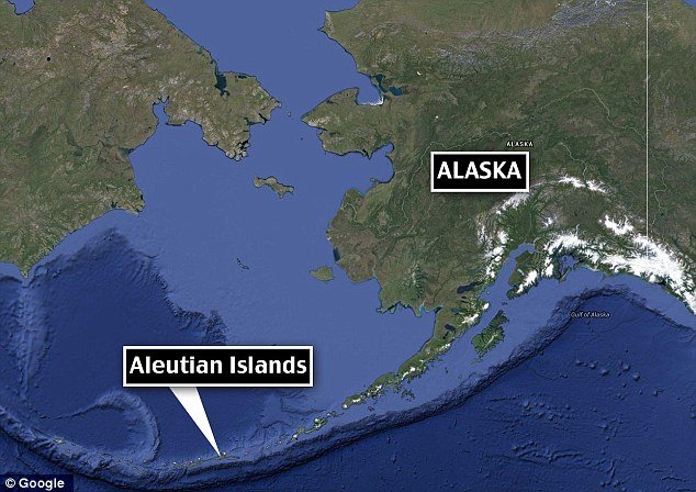 Aleutski otoci i Aljaska u očekivanju snažne oluje