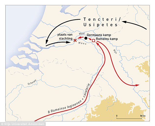 Poprište bitke Gaja Julija Cezara pronađeno u južnoj Nizozemskoj