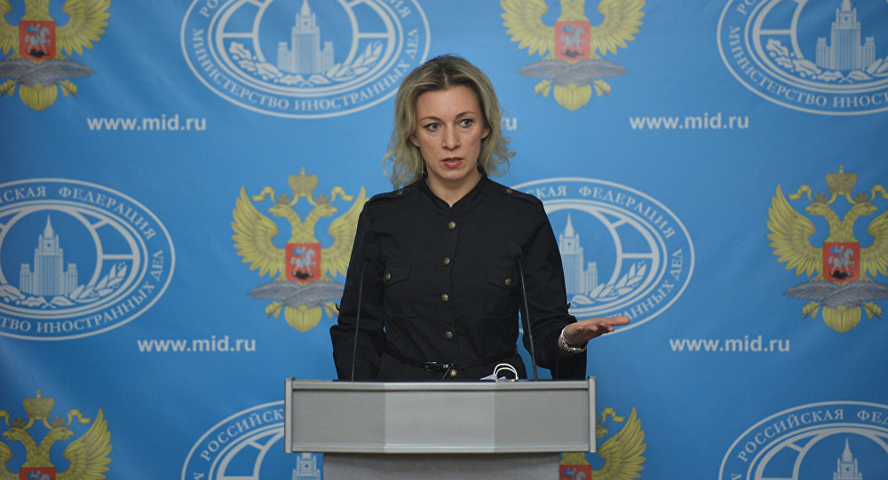 Russian Foreign Ministry Spokeswoman Maria Zakharova