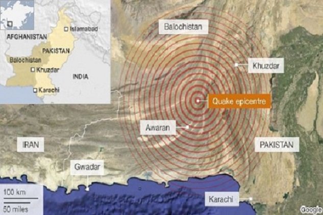 Snažan potres magnitude 6,9 ​​pogodio dijelove Pakistana