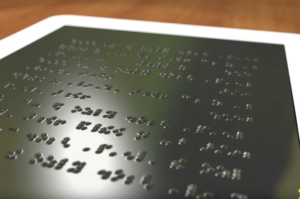 Brailleov Kindle za slijepe: Dodirom na tablet ljudi će moći osjetiti i sliku