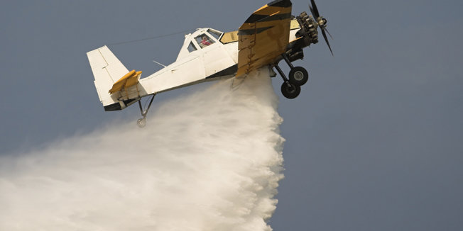 Zrakoplov pun pesticida pao na autobus i zapalio se, šestero mrtvih