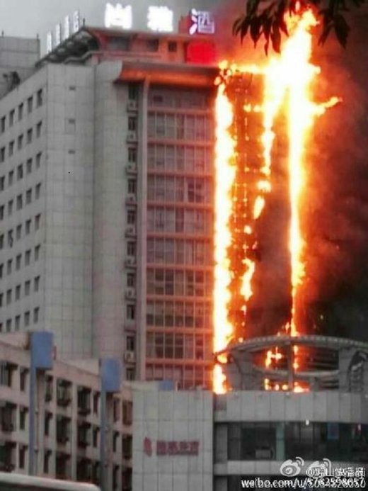 Požar zahvatio hotel u Kini