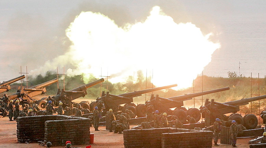 Klikni za povećanje Turkey shelling Syria