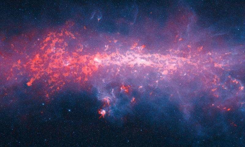 Pregled Mliječne staze kroz fotografije u visokoj rezoluciji, područje gdje se rađaju nove zvijezde