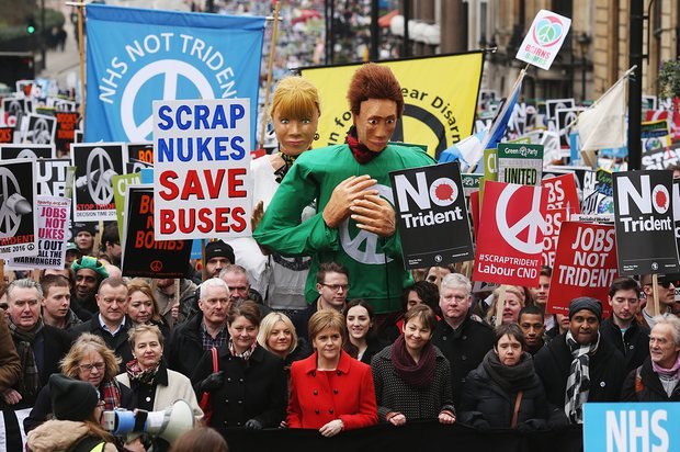 London: Deseci tisuća ljudi prosvjedovali protiv nukleranog programa Trident