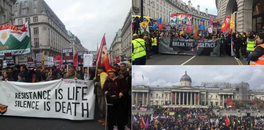 London: Tisuće prosvjednika osudilo tursku politiku i vojnu operaciju protiv Kurda