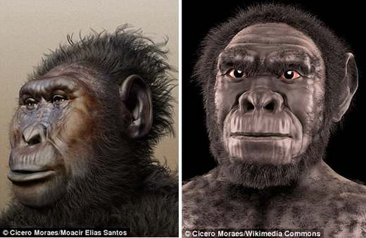 Rekonstruiran izgled nalazišta u Africi gdje su prije 1.8 milijuna godina živjeli rani hominidi