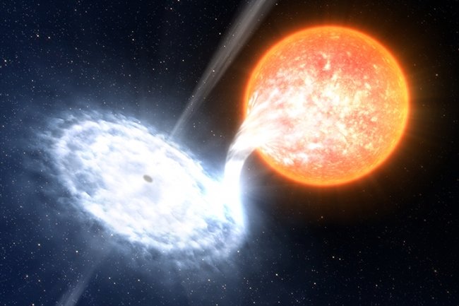 Crna rupa emitira snopove crvene svijetlosti jačine kao 1000 Sunca