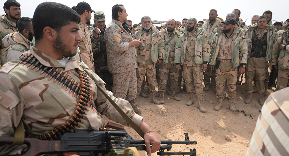 syrian desert falcon fighters getting ready to crush ISIS