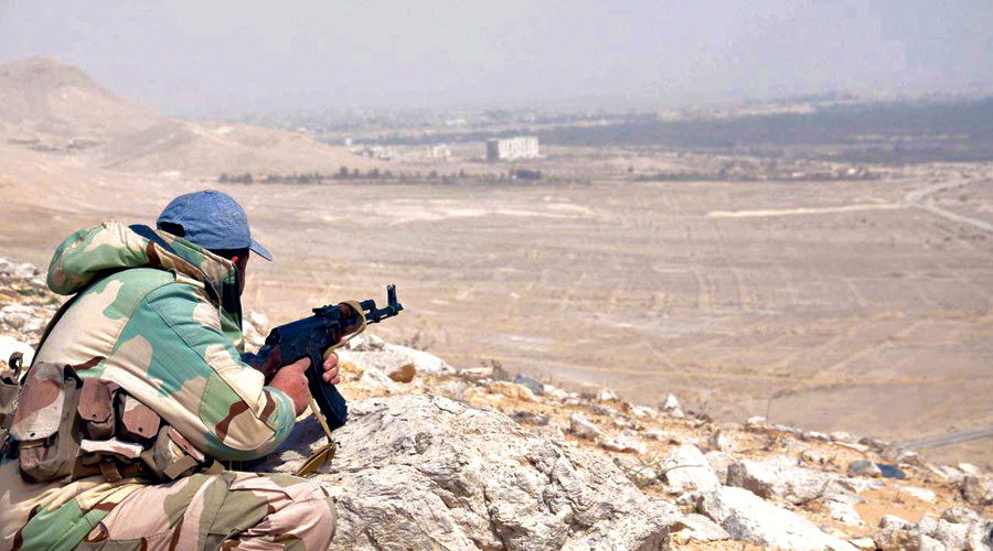 Syrian army soldier