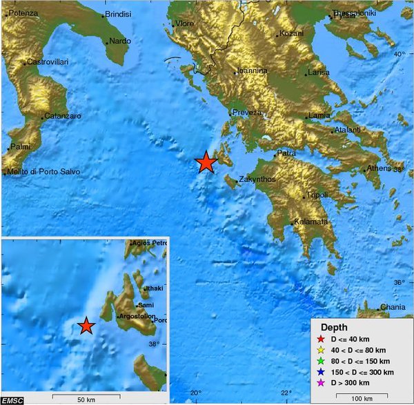 Na Grčkoj obali registrovan zemljotres jačine 5,2 po Rihteru