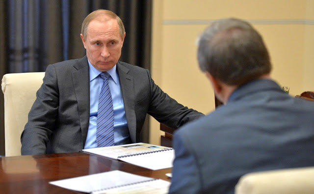 Putin at desk