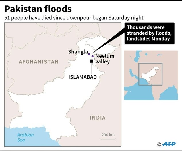 Na sjeveru Pakistana u klizištu nestale 23 osobe, broj poginulih zbog neubičajeno jake kiše porastao je na 92