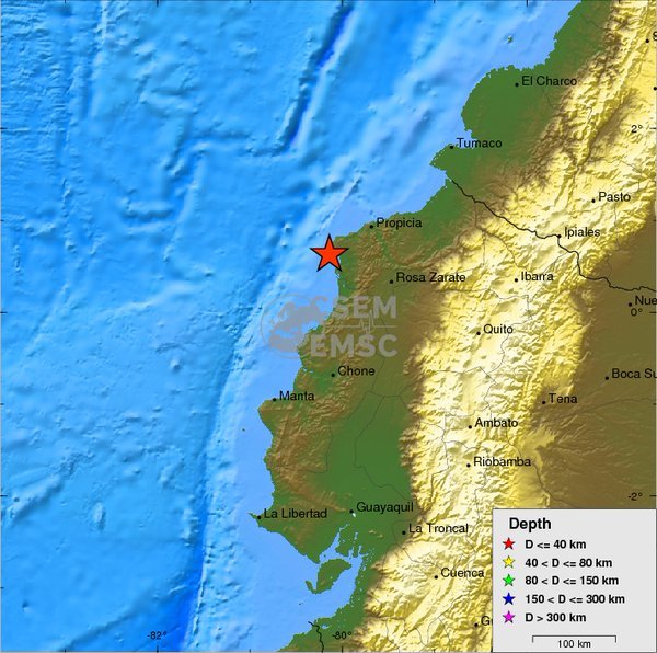 Novi zemljotres u Ekvadoru jačine 6,2 stepena po Rihteru