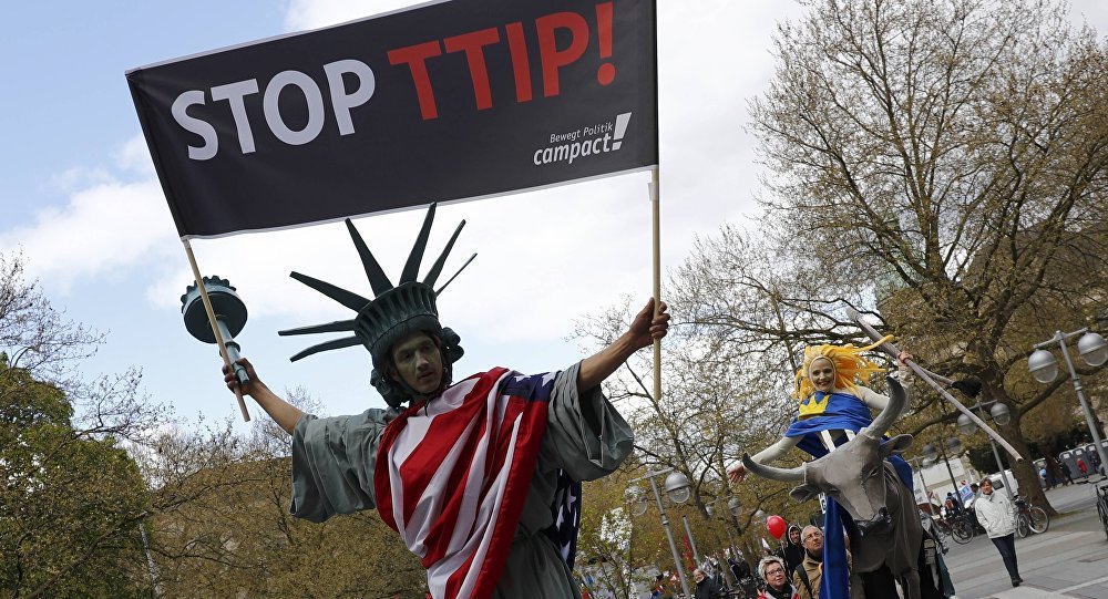 Prosvjedi Njemačka TTIP