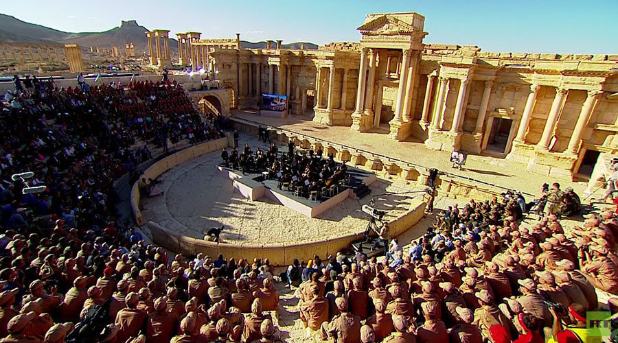 Molitva za Palmiru: Ruski simfonijski orkestar održao koncert u amfiteatru antičkog grada