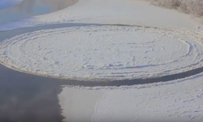 Ledeni disk: Rijedak arktički fenomen pojavio se u Omskoj oblasti Rusije