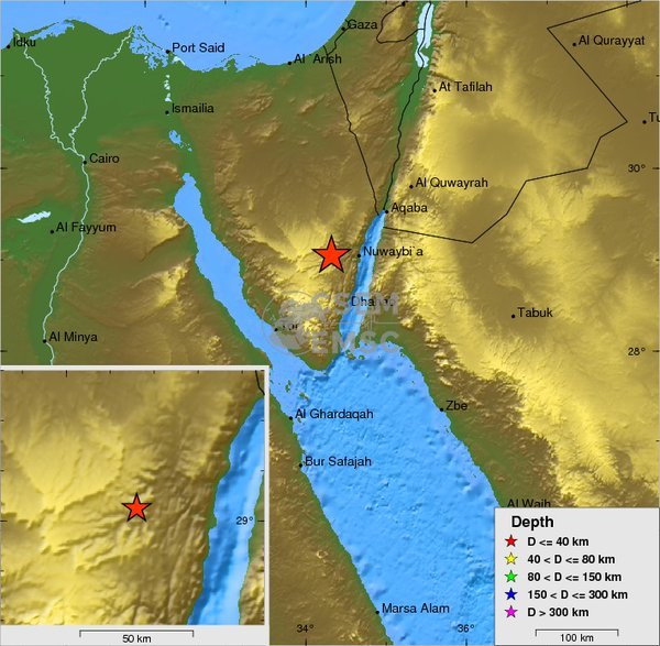 Egipat: Zemljotres magnitude 5 u Crvenom moru, osjetio se i u Kairu