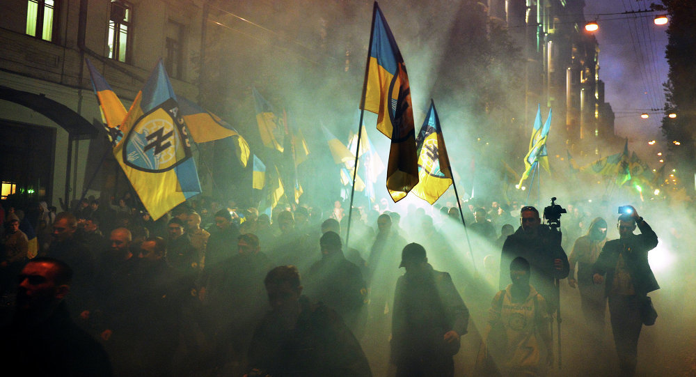 Kijev: Ukrajinski nacionalisti na prosvjedu protiv Porošenka, ne žele da se u Donbasu održe izbori