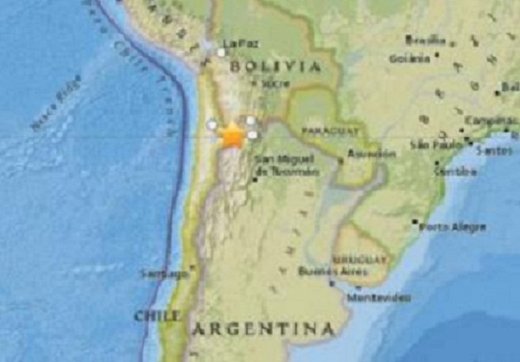 Na granici između Argentine i Bolivije zemljotres jačine 5,5 stepeni