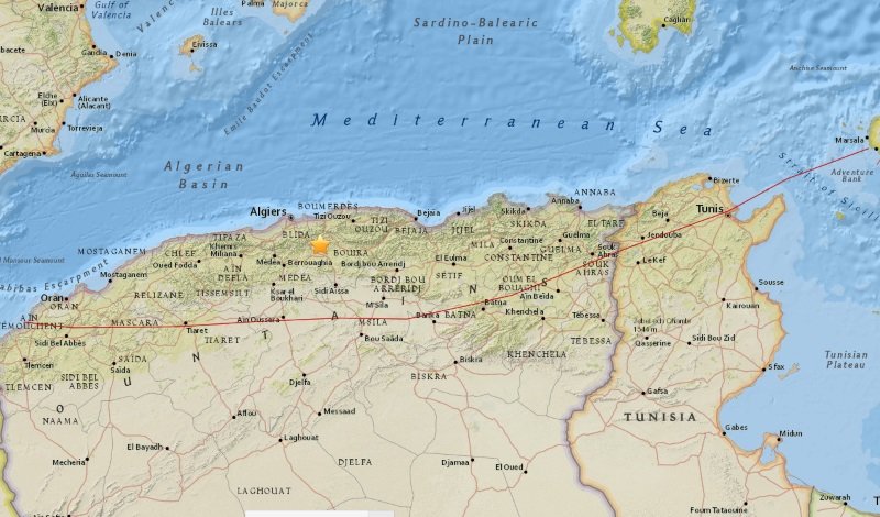 Potres u Alžiru