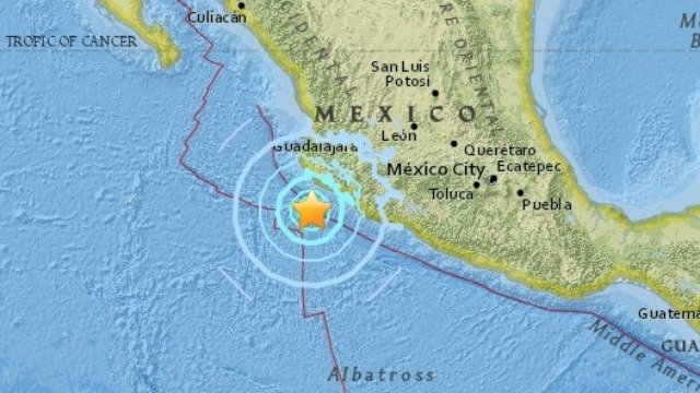 Zapadnu obalu Meksika pogodila 2 zemljotresa magnitude 6,2 i 5,5