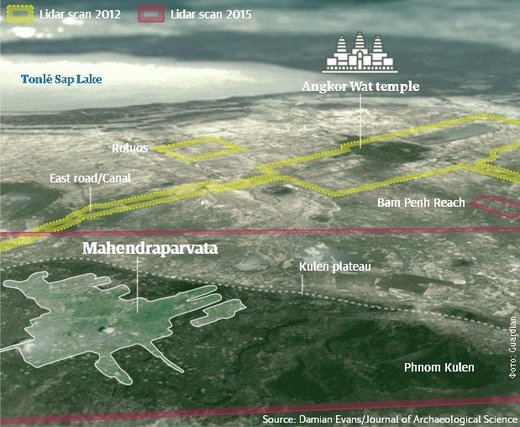 Kambodža: Nova tehnologija otkriva skrivene gradove u Angkor regiji