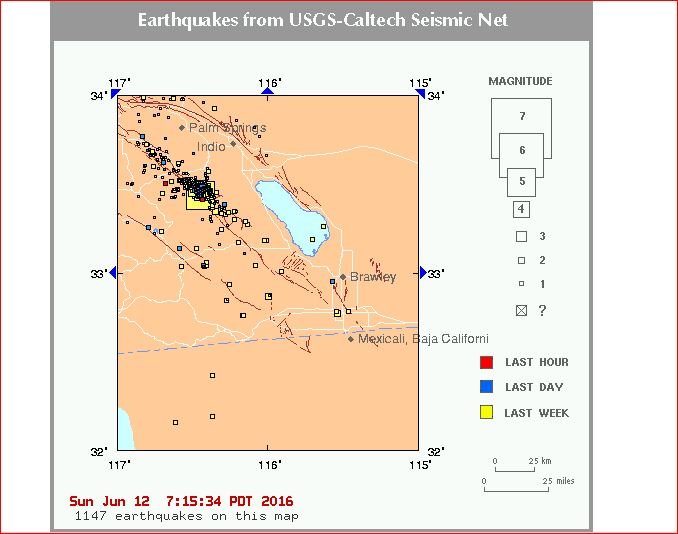 Nakon potres magnitude 5.2 od 10.06.2016 Kaliforniju zatreslo još 800 naknadnih potresa