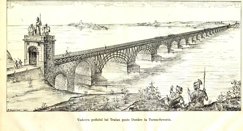 3D rekonstrukcija Trajanovog mosta, monumentalne građevine, koji je spajao današnju Srbiju i Rumuniju