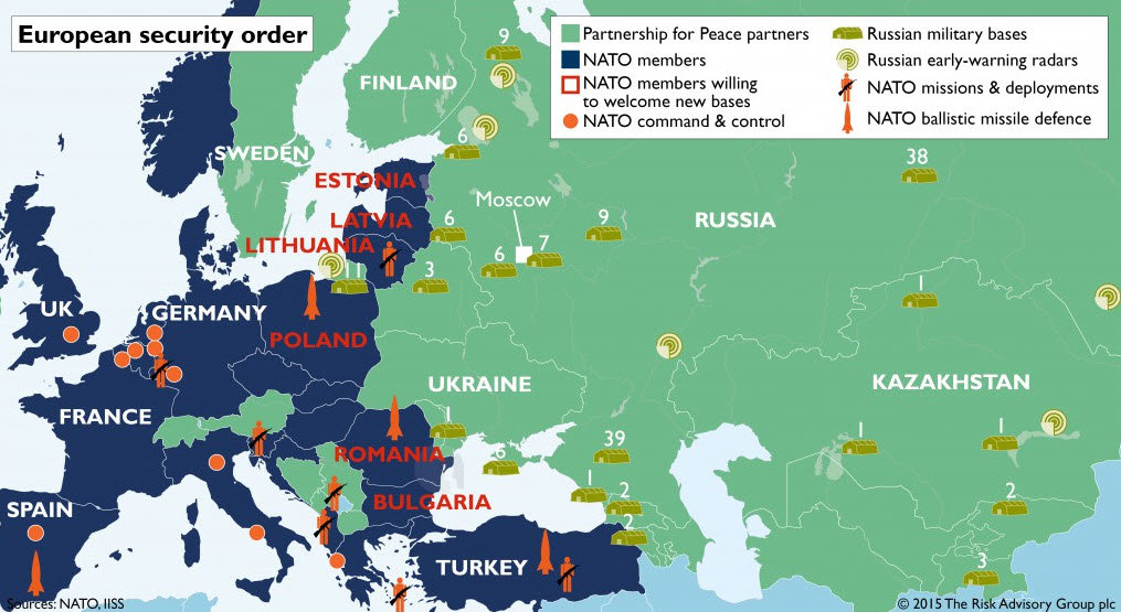 NATO očekuje da će Rusija mirno promatrati gomilanje njihovih snaga na njenim granicama
