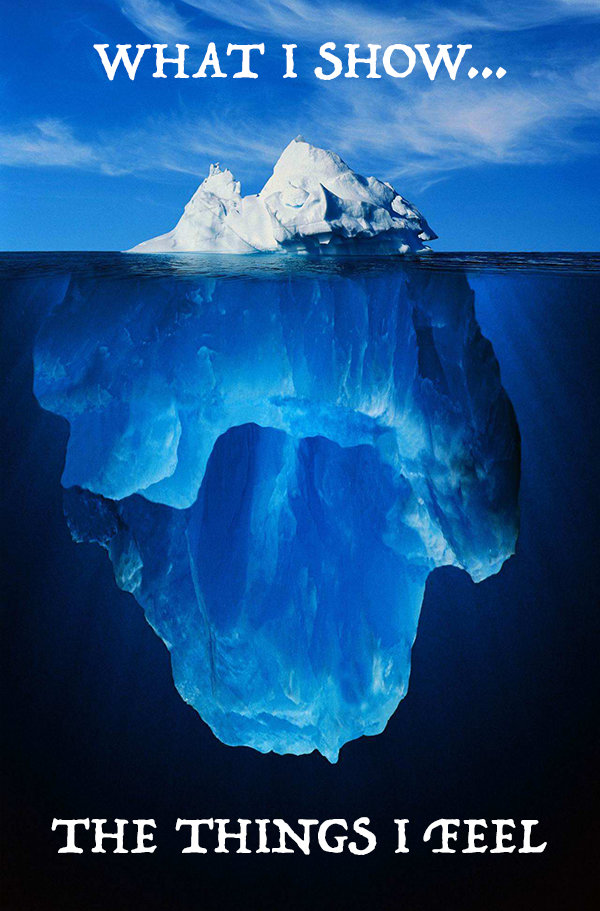 iceberg emotions