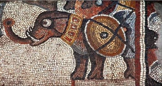 In the old synagogue in Israel found a rare mosaic of Noah's Ark