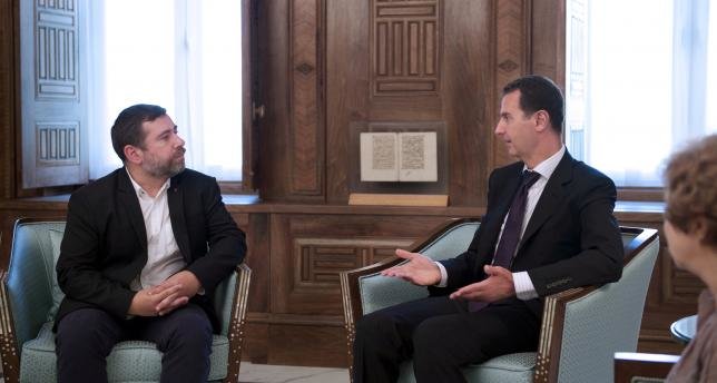 Potpora zapada militantima u Siriji uzrok terorizma u Europi, istakao je Asad delegaciji europskih parlamentaraca u Damasku