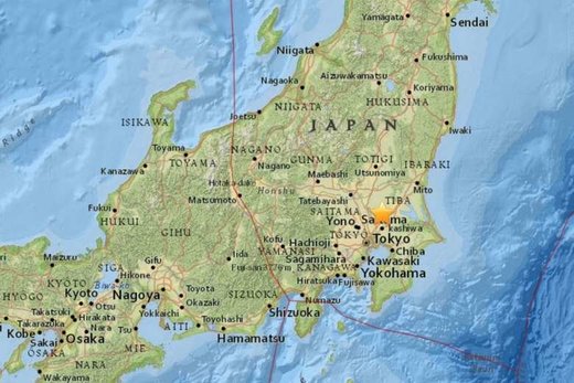 Istočni dio Japan pogodio zemljotres magnitude 5, nema podataka o eventualnoj šteti