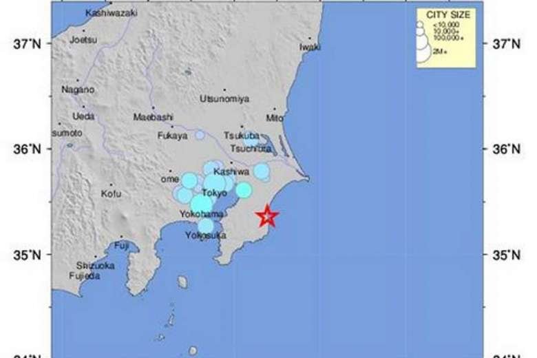 Zemljotres magnitude 5 osjetio se u Tokiu, treći zemljotres u 4 dana