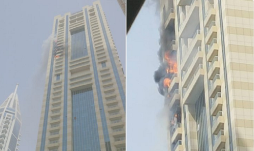U Dubaiju gori više spratova u Sulafa kuli